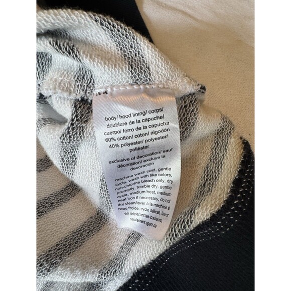 Tommy Hilfiger Nautical Look Full Zip Hooded Sweatshirt Jacket Women’s Size L - Picture 10 of 11